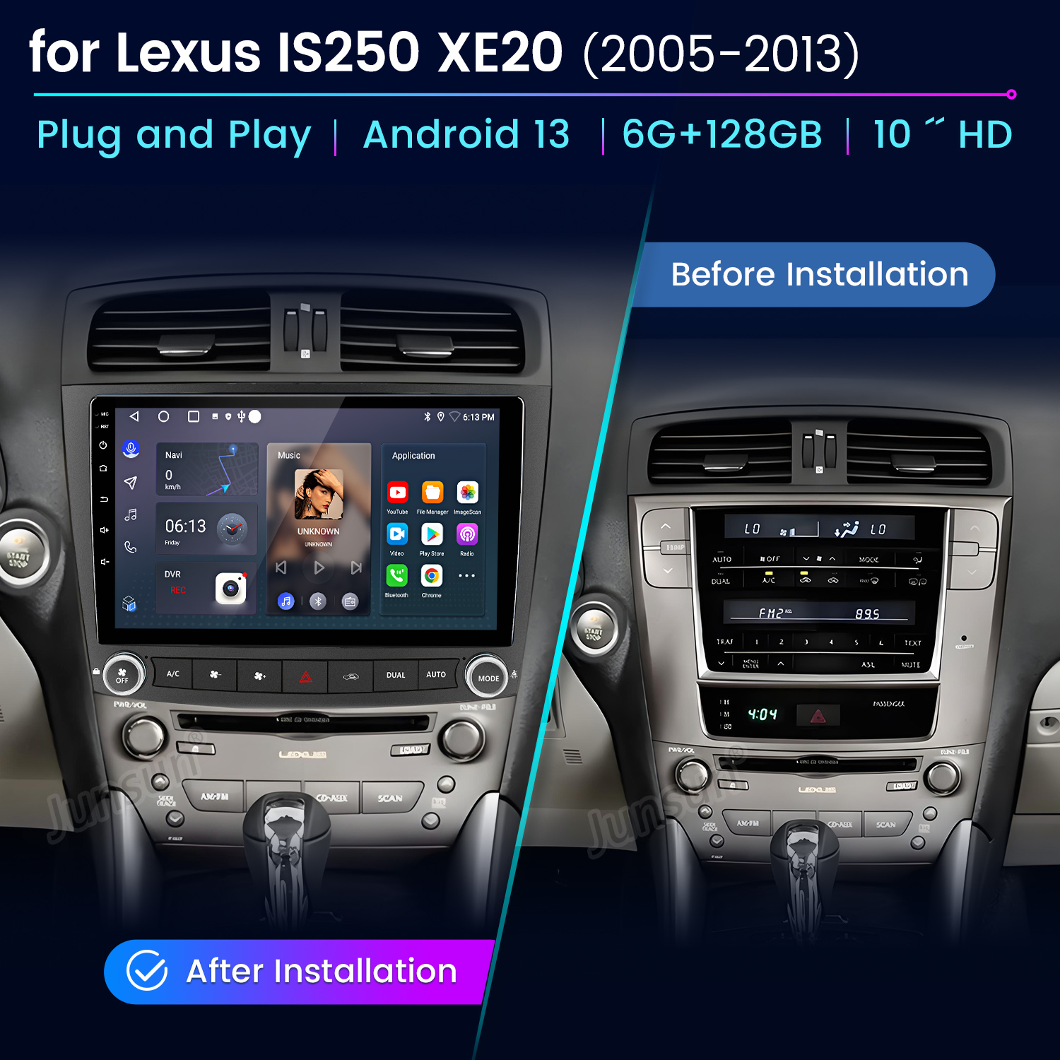 Junsun AI Voice Car Stereo Rad - Korean Lifestyle In Hindi avis et prix