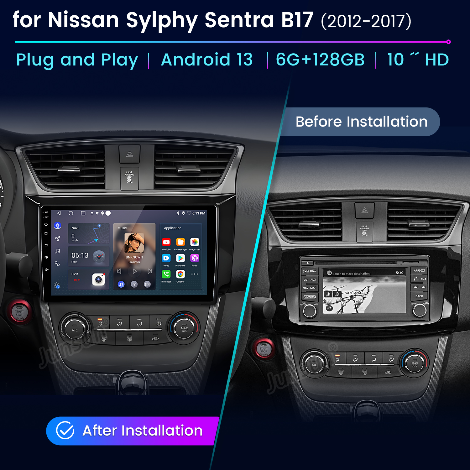 Junsun AI Voice Car Stereo Rad - Korean Lifestyle In Hindi avis et prix