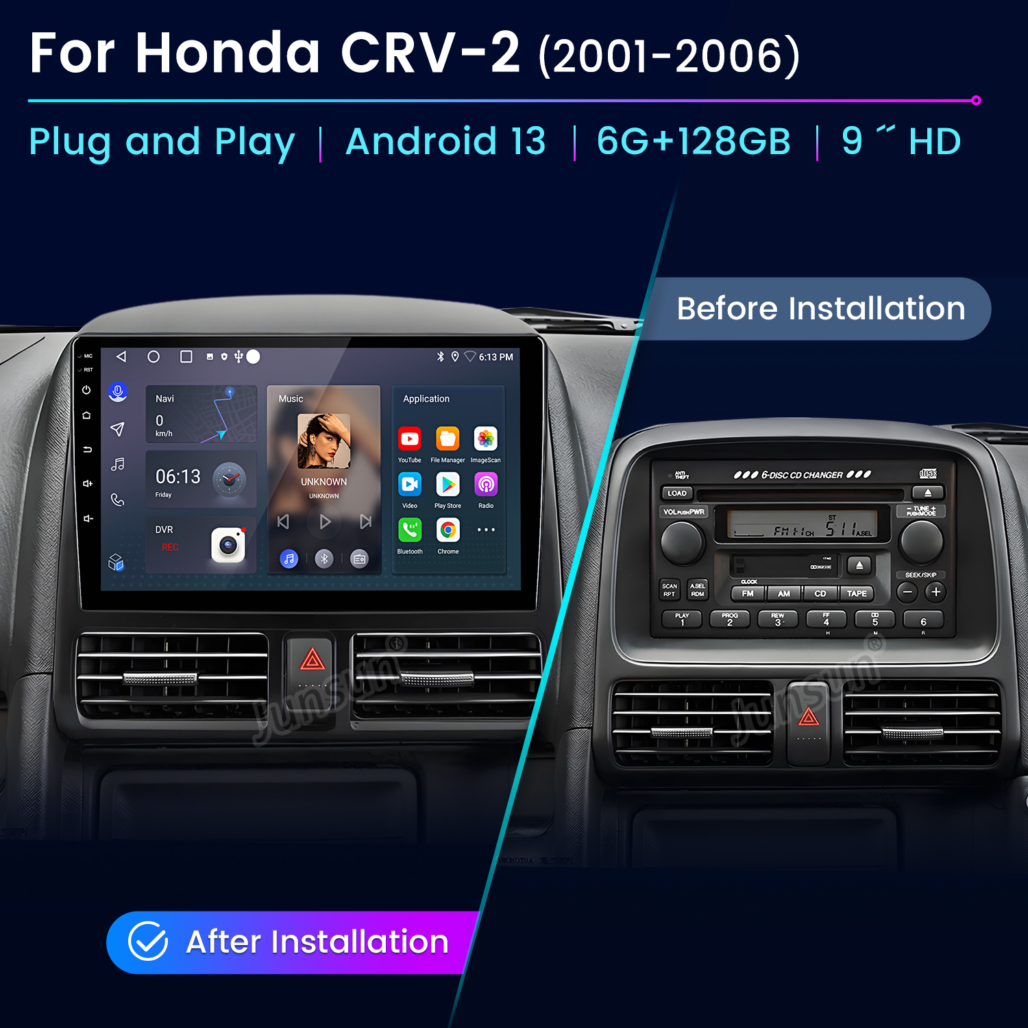 Junsun AI Voice Car Stereo Rad - Korean Lifestyle In Hindi avis et prix