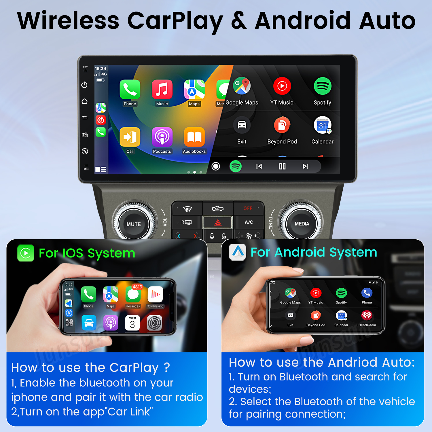 Junsun AI Voice Car Stereo Rad - Korean Lifestyle In Hindi avis et prix