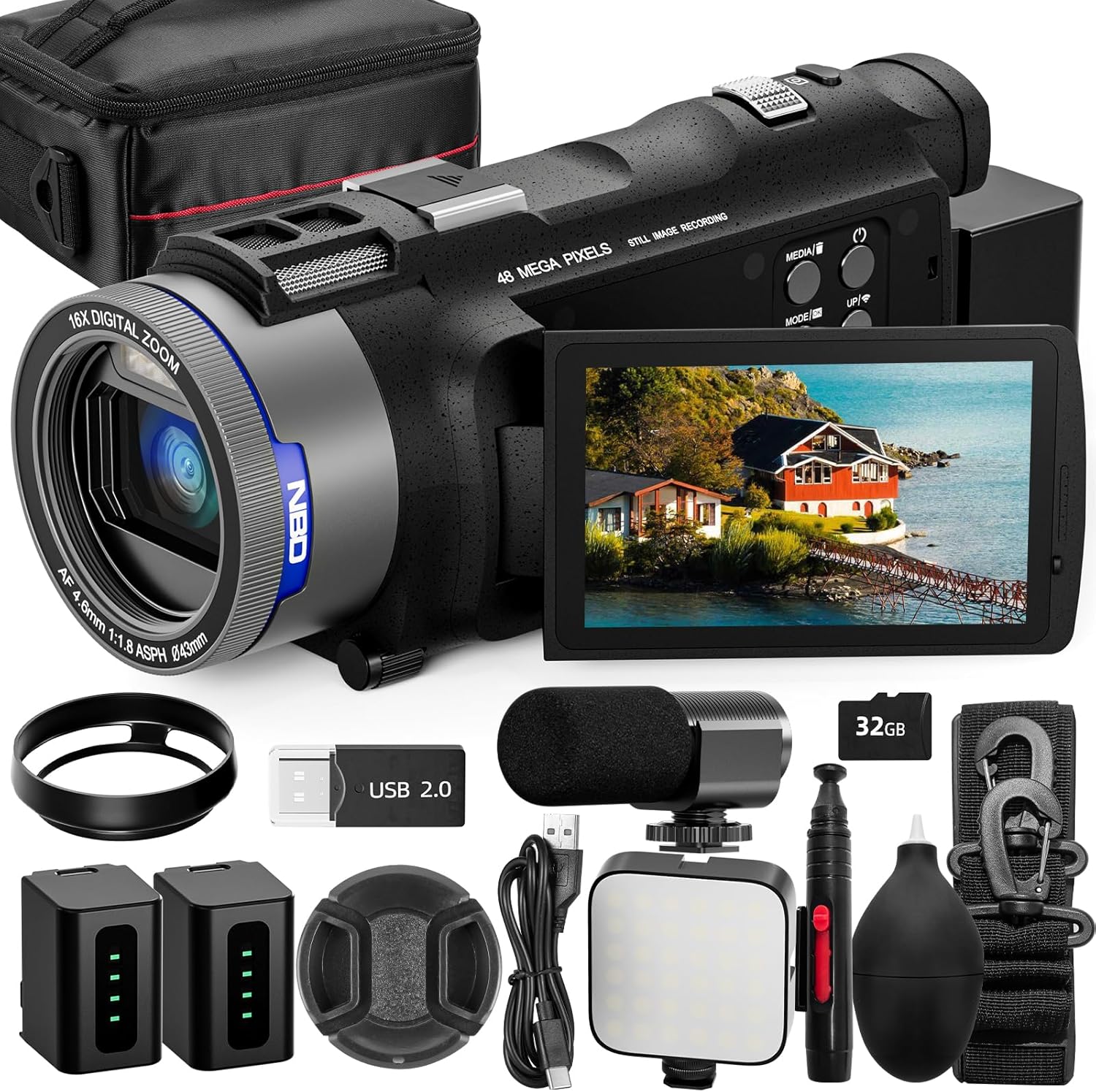 NBD 4K Camcorder Video Camera  - Korean Lifestyle App avis et prix
