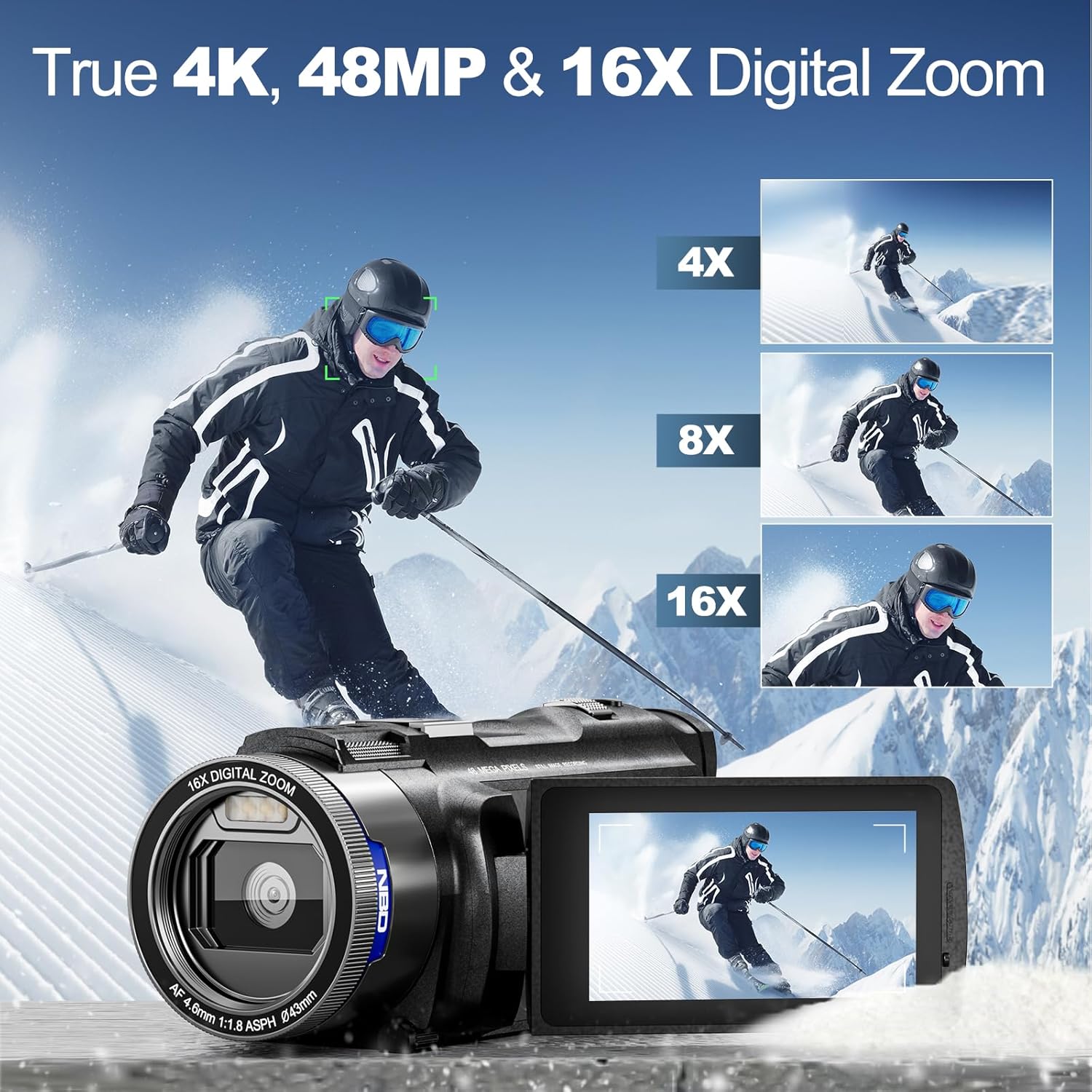 NBD 4K Camcorder Video Camera  - Korean Lifestyle App avis et prix